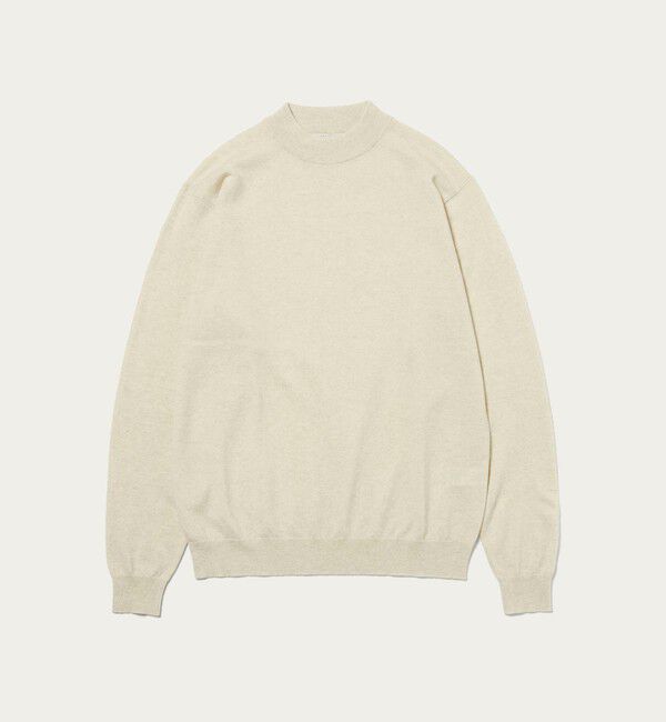 UNITED ARROWS「ウール カシミヤ シルク モックネック ニット」|ニット・セーター|
