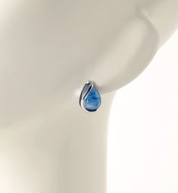 UNITED ARROWS green label relaxing「クリア シズク メタルフレーム ピアス」|ピアス|