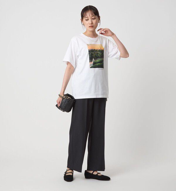 UNITED ARROWS green label relaxing「＜To b. by agnes b.コラボ＞フォト ショートスリーブ Tシャツ」|Tシャツ・カットソー|