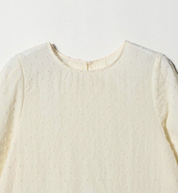 UNITED ARROWS green label relaxing「ドットジャカード ブラウス」|シャツ・ブラウス|