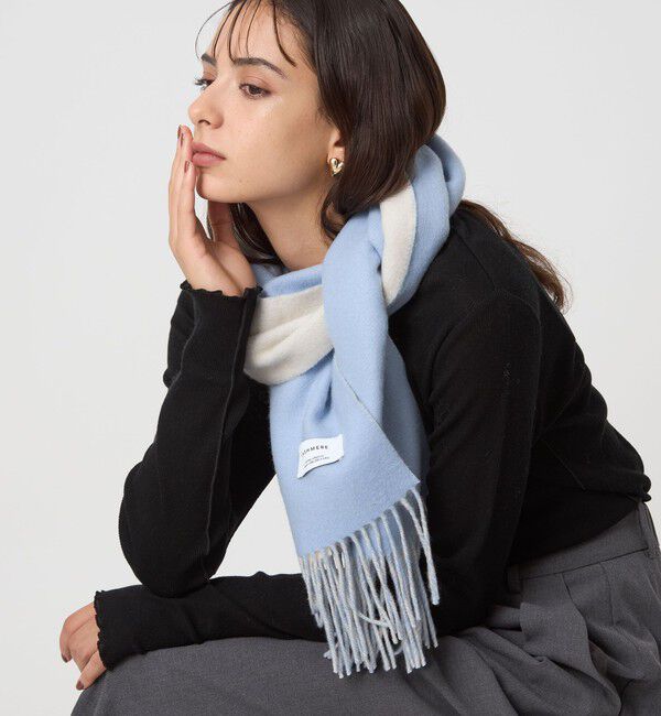 UNITED ARROWS green label relaxing「カシミヤ リバーシブル マフラー」|マフラー|