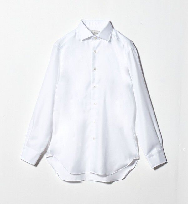 UNITED ARROWS green label relaxing「MADE BY HITOYOSHI フレンチツイル ワイドカラー ドレスシャツ」|シャツ・ブラウス|