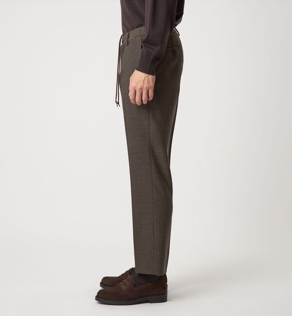 UNITED ARROWS green label relaxing「A+ TWPU ホームスパン スタンダード イージー スラックス -ウォッシャブル・ストレッチ-」|スラックス|