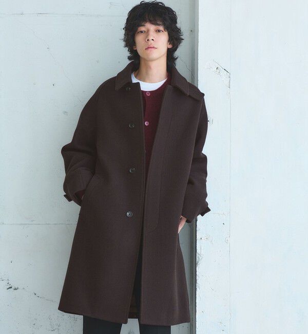 【新品】 SENTDALE WOOL ステンカラーコート SENTDALE WOOL ステンカラーコート｜グリーンレーベル リラクシングの