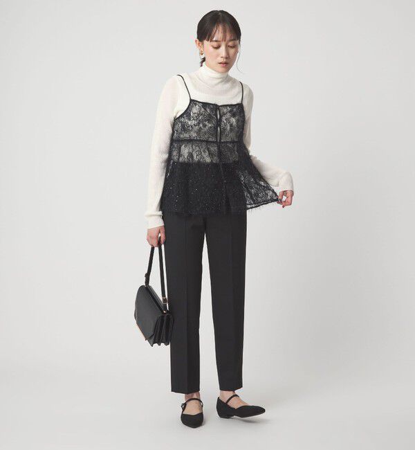 UNITED ARROWS green label relaxing「ウール シアー リブ タートルネック ニット ウォッシャブル」|ニット・セーター|