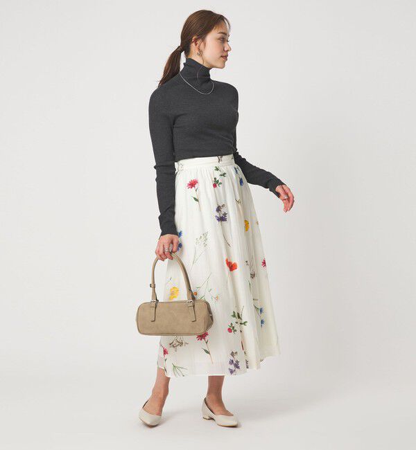 UNITED ARROWS green label relaxing「ウール シアー リブ タートルネック ニット ウォッシャブル」|ニット・セーター|