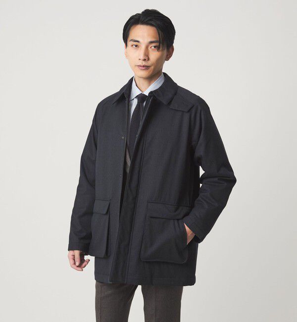UNITED ARROWS green label relaxing「TW パデット ミドルレングス 中綿ジャケット」|その他|DK.GRAY