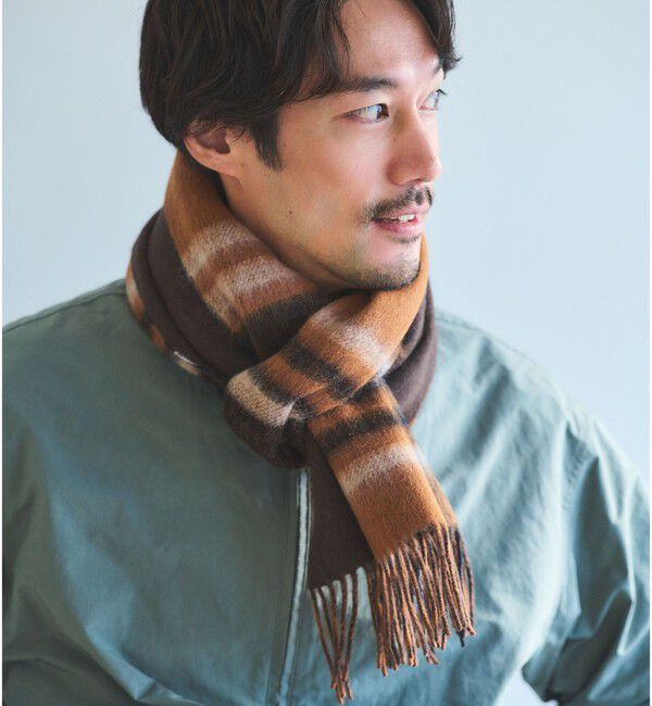 UNITED ARROWS green label relaxing「GLR リバーシブル マフラー」|マフラー|MD.BROWN