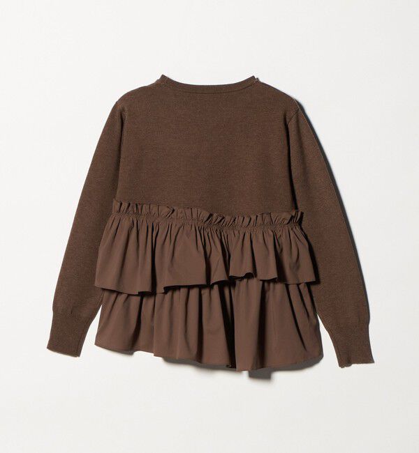 UNITED ARROWS green label relaxing「ティアード ドッキング プルオーバー ニット 2」|ニット・セーター|