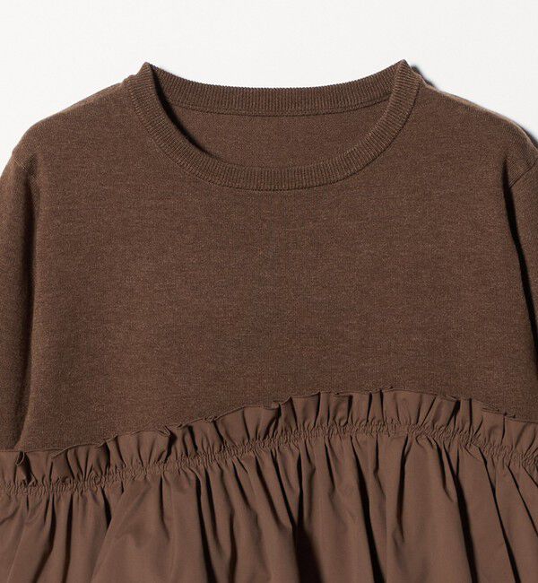 UNITED ARROWS green label relaxing「ティアード ドッキング プルオーバー ニット 2」|ニット・セーター|