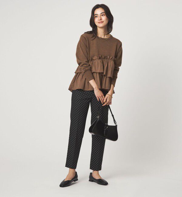 UNITED ARROWS green label relaxing「ティアード ドッキング プルオーバー ニット 2」|ニット・セーター|