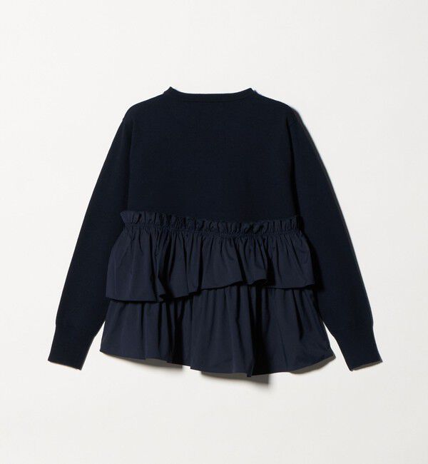 UNITED ARROWS green label relaxing「ティアード ドッキング プルオーバー ニット 2」|ニット・セーター|