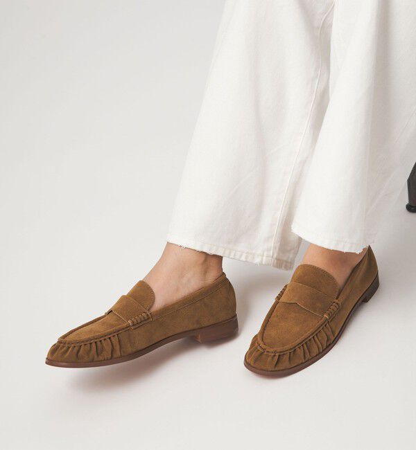 UNITED ARROWS green label relaxing「ギャザー ローファー」|その他|