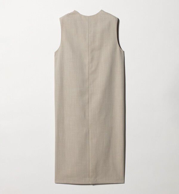 UNITED ARROWS green label relaxing「［size SHORTあり］リネンライク キーネック ジャンパースカート」|ジャンパースカート|