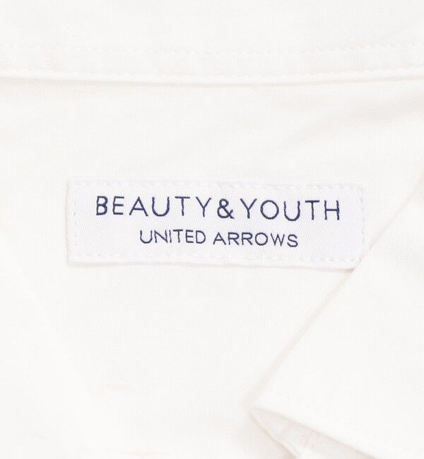 BEAUTY&YOUTH UNITED ARROWS「【WEB限定 WARDROBE SMART】コットン ワイドカラー スキッパーシャツ」|シャツ・ブラウス|