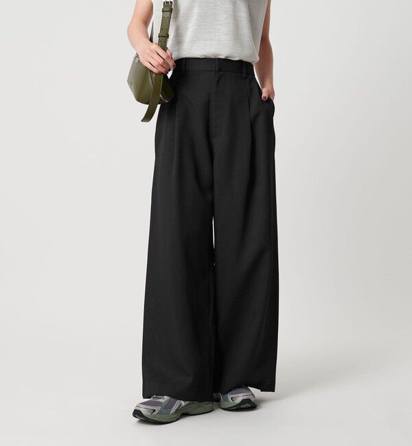 BEAUTY&YOUTH UNITED ARROWS「ポリエステル プリーツワイドパンツ」|その他|