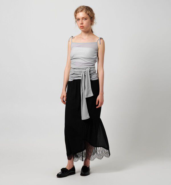 ATTISESSION「＜ATTISESSION＞コットン ナイロン リブ マルチウェイ トップス」|Tシャツ・カットソー|