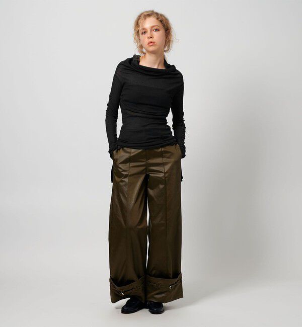 ATTISESSION「＜ATTISESSION＞コットン ナイロン リブ マルチウェイ トップス」|Tシャツ・カットソー|