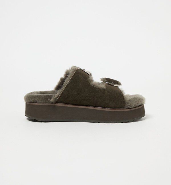 BEAUTY&YOUTH UNITED ARROWS「【別注】＜EMU Australia＞ムートン バックル サンダル」|サンダル|