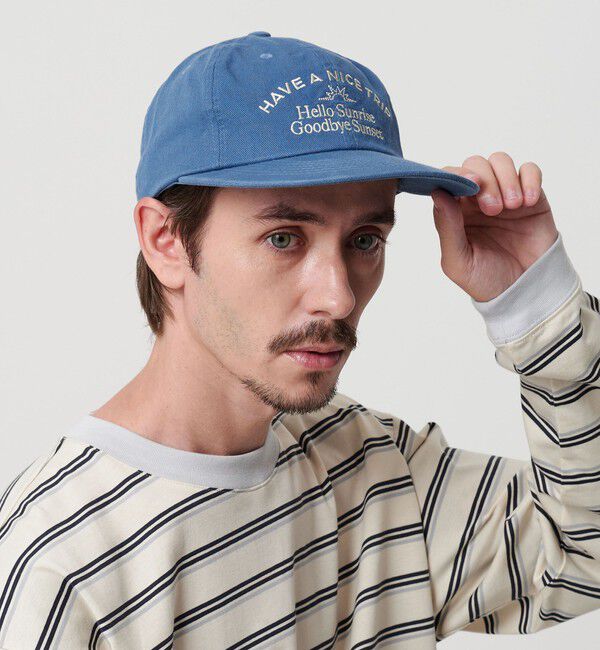 BEAUTY&YOUTH UNITED ARROWS「＜HELLO SUNRISE＞タイポグラフィ アーチ ロゴ 6パネル キャップ」|キャップ・キャスケット|ROYAL