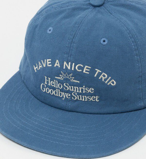 BEAUTY&YOUTH UNITED ARROWS「＜HELLO SUNRISE＞タイポグラフィ アーチ ロゴ 6パネル キャップ」|キャップ・キャスケット|