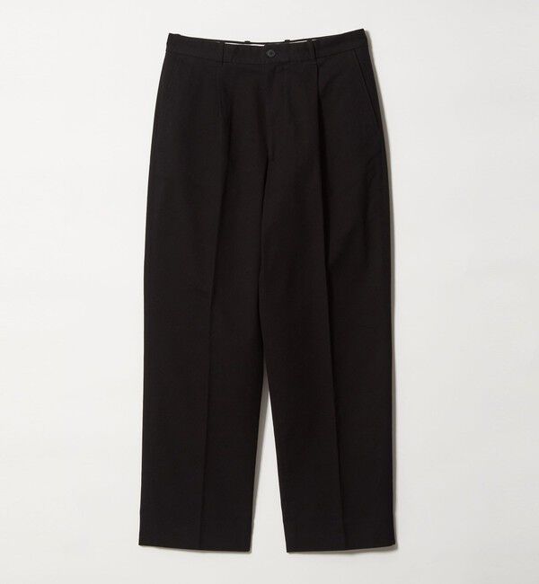 STEVEN ALAN「＜Steven Alan＞ ブラッシュド コットン アウト ワンプリーツ スラックス」|チノ|