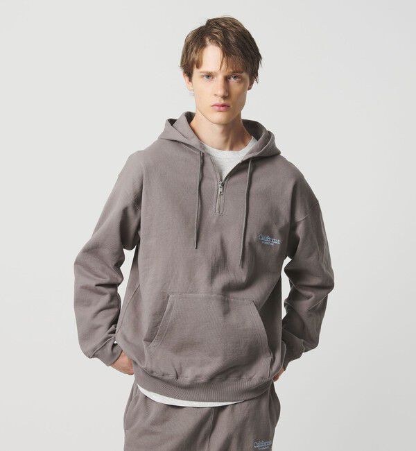 California General Store「＜CGS.＞オーガニックコットン ハーフジップ フーディ スウェット」|スウェット・ジャージ|MOCA