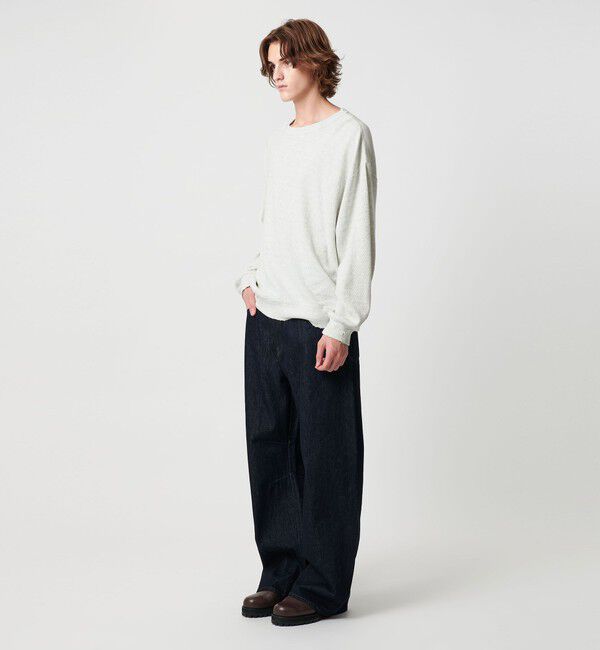 MONKEY TIME「サーマル ディストレスト クルーネック」|Tシャツ・カットソー|