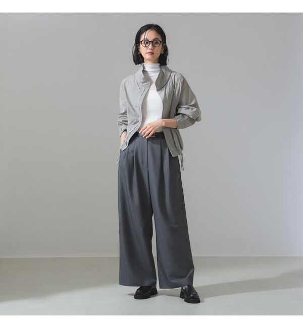 Demi-Luxe BEAMS 「ポプリン 2タックパンツ」|チノ|