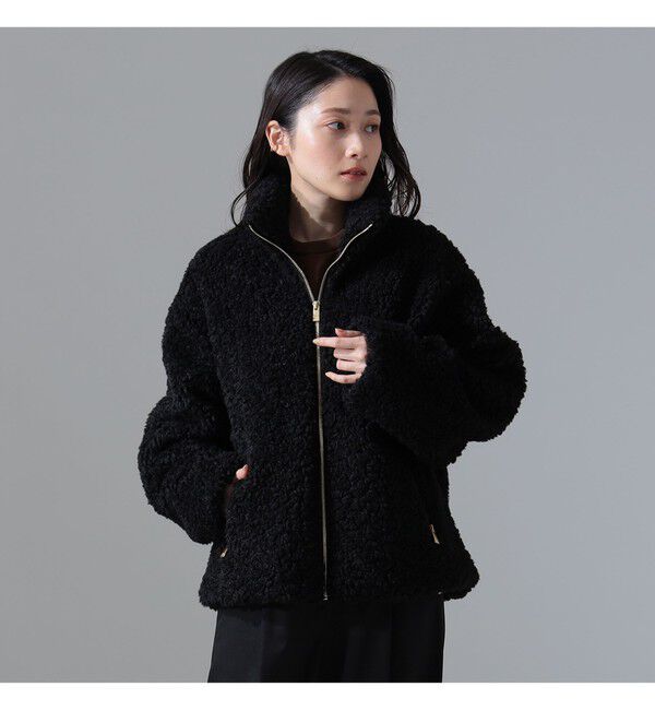 Demi-Luxe BEAMS 「【WEB限定】TATRAS / LUELA ボア ブルゾン」|ブルゾン・スタジャン|BLACK