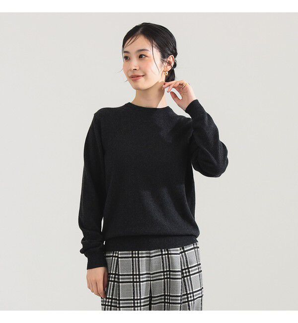 Demi-Luxe BEAMS 「【別注】SLOANE / 12ゲージ カシミヤ クルーネック ニット」|ニット・セーター|別注CHARCOAL.GREY