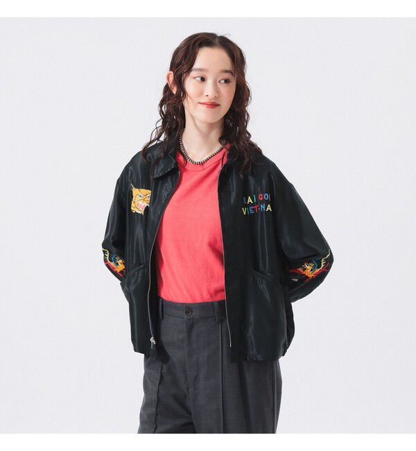 BEAMSBOY「【別注】テーラー東洋 / アセテート ベトナム ジャケット」|ブルゾン・スタジャン|