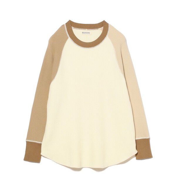 BEAMSBOY「14ゲージ ワッフル クルー」|ニット・セーター|