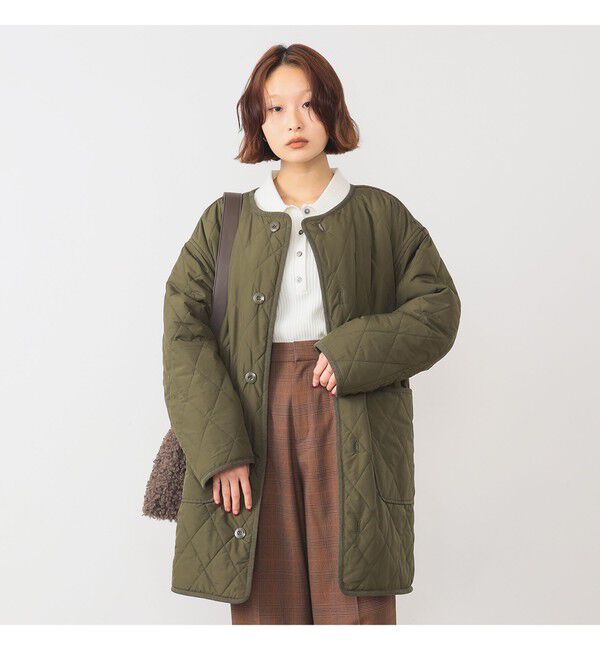 美品 BEAMS (iz) リバーシブル ボア ウール オーバーコート ビッグ ボア キルト リバーシブル コート（Ray BEAMS ）｜ルミネの