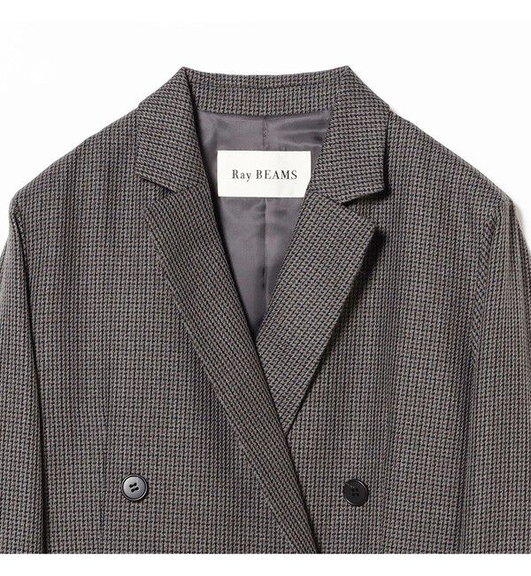 Ray BEAMS 「チェック オーバー ジャケット」|テーラードジャケット|