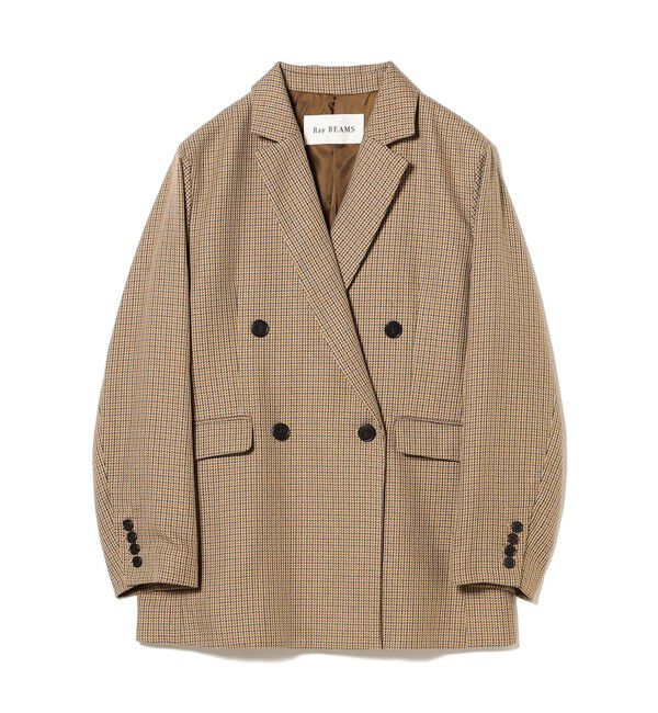 Ray BEAMS 「チェック オーバー ジャケット」|テーラードジャケット|
