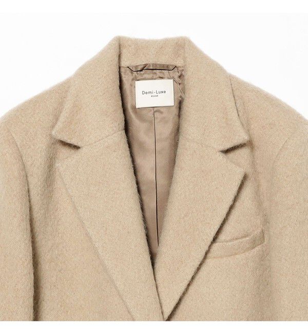Demi-Luxe BEAMS 「モヘヤループ シャギー ジャケット」|ダッフルコート|