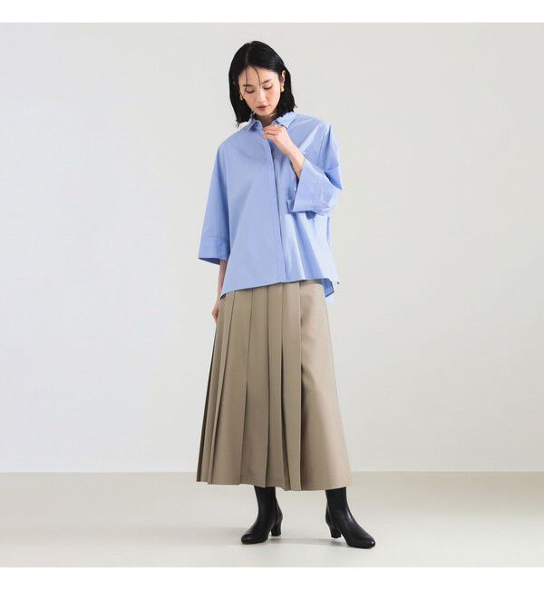 Demi-Luxe BEAMS 「アシンメトリー プリーツスカート」|スカート|