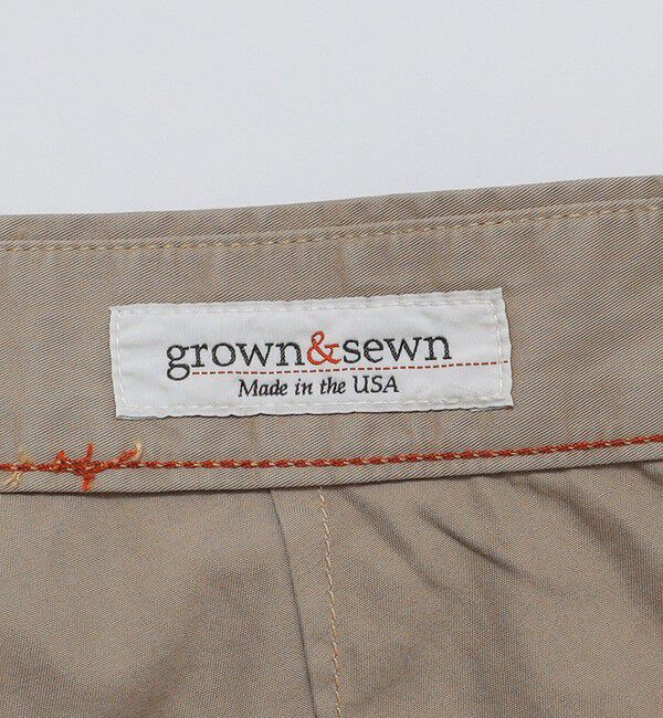 SHIPS「GROWN&SEWN: Independent Slim Pant - Feather Twill」|チノ|