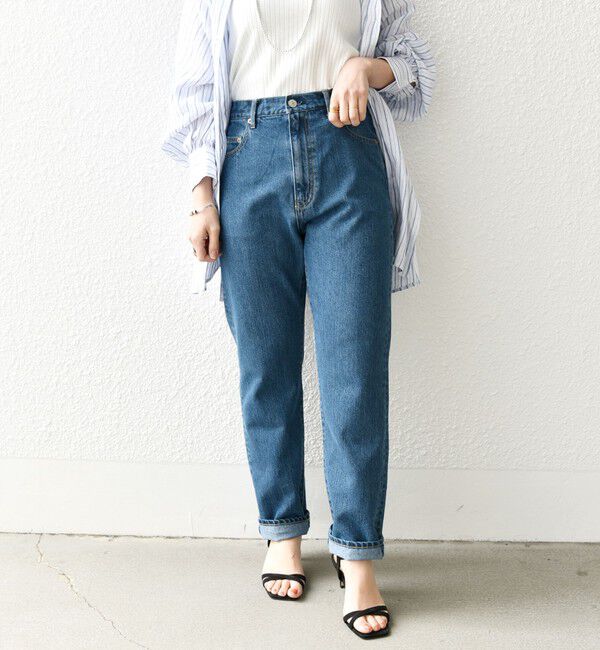 SHIPS any「SHIPS any: ハイライズ デニムパンツ［SHIPS any DENIM］」|デニム|