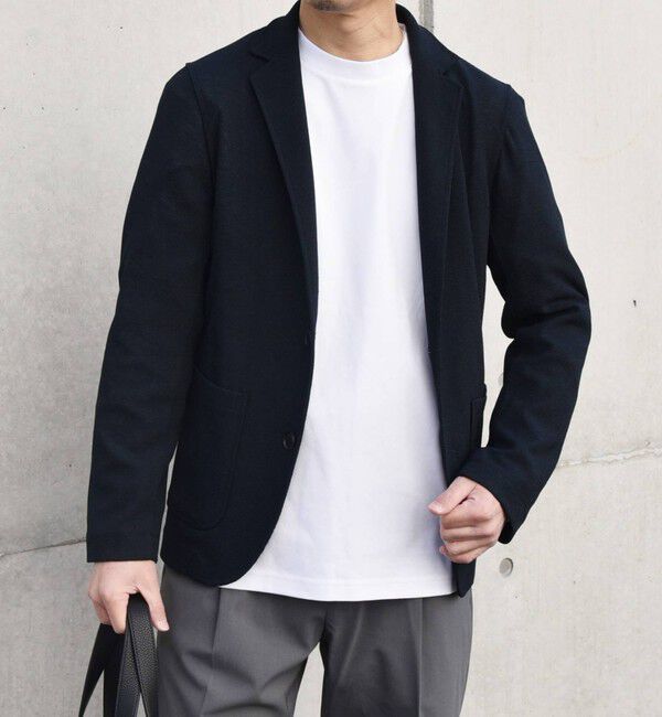 SHIPS any「SHIPS any:〈洗濯機可能〉ライト ニット ジャケット 25SS◇」|テーラードジャケット|