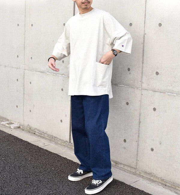 SHIPS any「【SHIPS any別注】Champion: ドルマン キャンプポケット Tシャツ 25SS◇」|Tシャツ・カットソー|