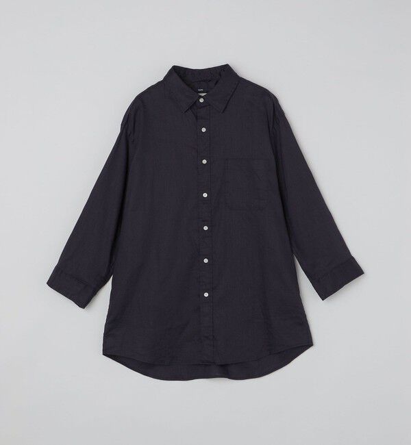 SHIPS「SHIPS: SOLOTEX(R) サフィラン リネン 7分袖 シャツ」|シャツ・ブラウス|