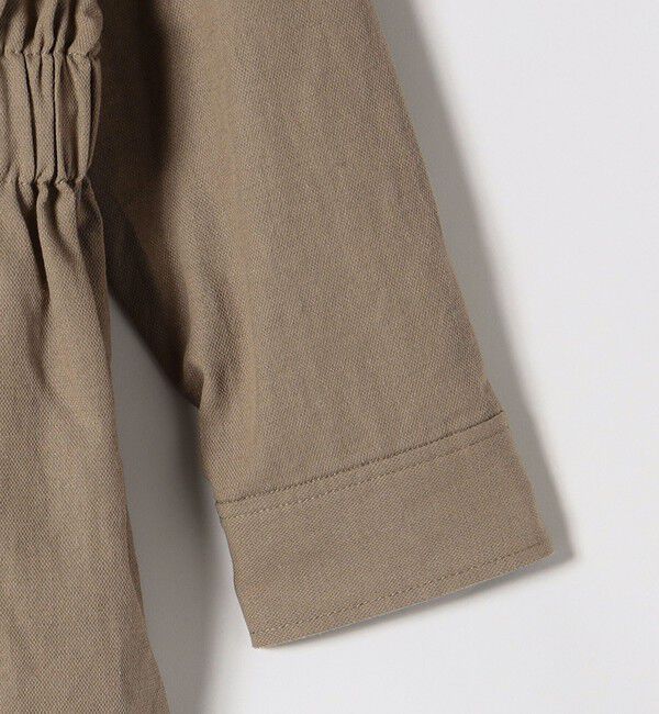 quaranciel「quaranciel:〈洗濯機可能〉コットン リネン サファリ シャツ ジャケット」|ミリタリージャケット|