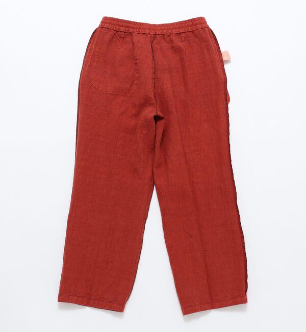 SHIPS「BATEAUX DE SHIPS: リネン ガーメントダイ ワイド イージーパンツ」|チノ|