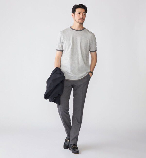 SHIPS「SHIPS: バーズアイ クルーネック Tシャツ」|Tシャツ・カットソー|