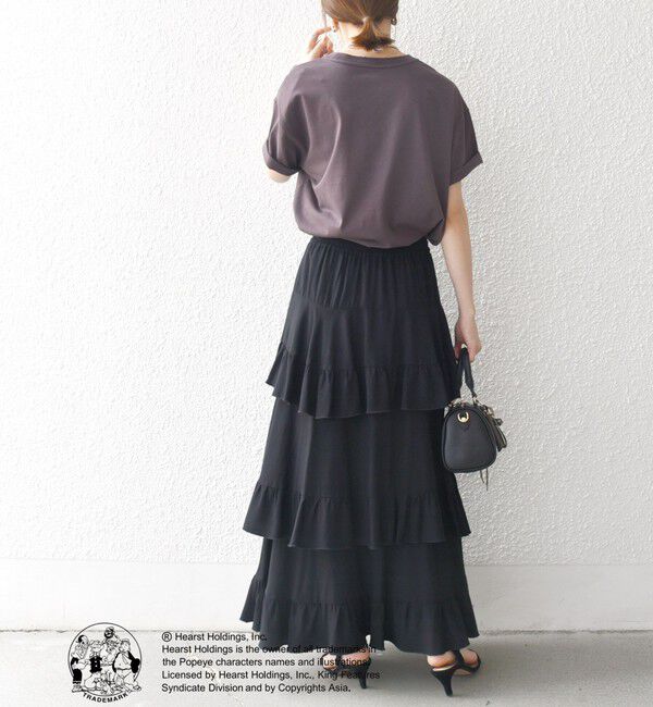 SHIPS any「SHIPS any:〈洗濯機可能〉OLIVE OYL(TM) プリント TEE」|Tシャツ・カットソー|