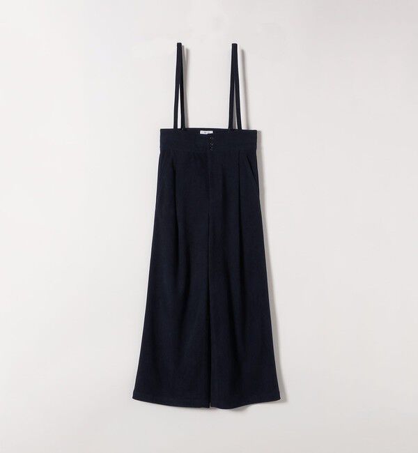 SHIPS any「SHIPS any:〈手洗い可能〉コーデュロイ サスペンダー付 ハイウエスト ワイド パンツ」|その他|