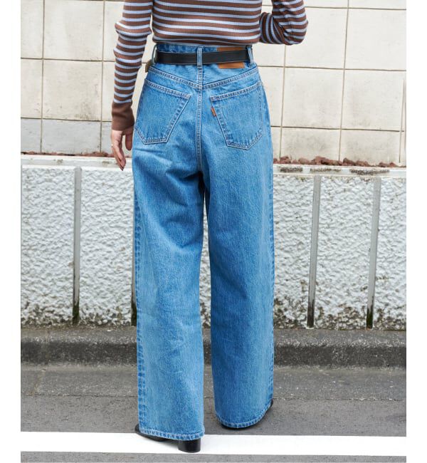 OUTDOOR PRODUCTS Usual Things「追4 ULTデニムハイライズルーズ5PKT」|デニム|