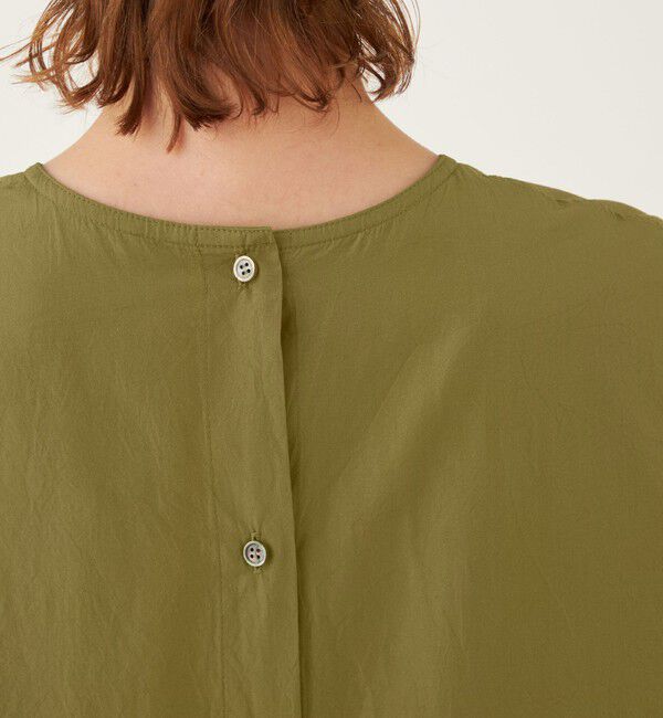 GALERIE VIE「コットンシルクウェザー クルーネックワンピース」|ワンピース|